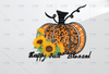 Happy fall Blessed PNG , Pumpkin png, Sublimation design, Instant download ,Fall shirt print ,Autumn sublimation,Leopard print, Thanksgiving png