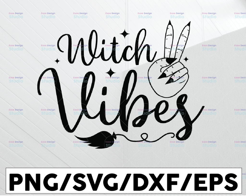 Witch Vibes Witch Handsvg, Bad Witch Vibes svg, Witch Hand SVG, Halloween SVG, witch svg, Silhouette,for cricut