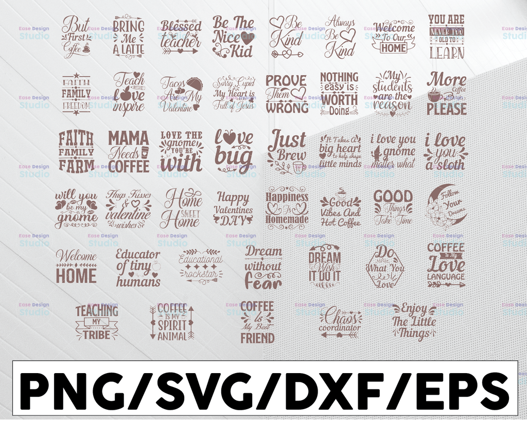 Coffee SVG Bundle, Coffee Lovers, Coffee Obsessed, Funny Coffee SVG, Caffeine Queen, Mug Svg, Coffee mug, Cut File Cricut