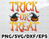 Trick or Treat SVG, Halloween SVG, spooky SVG, halloween cut file, Digital cut file, spider web svg, boo svg, bat svg