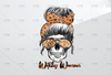 Witchy Woman PNG, Halloween Fall Skull Bun Spider Witch Digital Download, Sublimation Digital Download