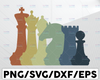 Chess Pieces SVG, Chess SVG, Chess Vector, Chess Clipart, Chess Cricut, Chess Cut File, Chess Silhouette, Chess Player svg dxf eps png jpg