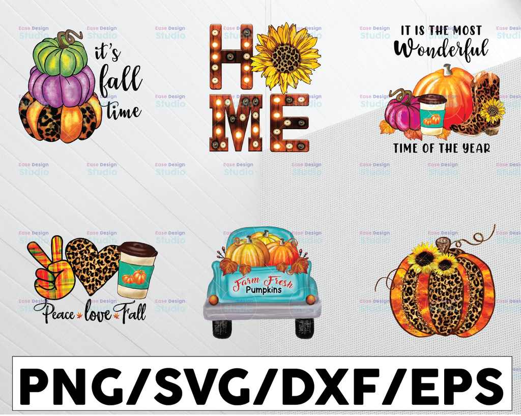 Fall Bundle PNG Sublimation file PNG, Graphic, Design, Instant Digital Download