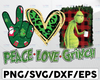 Peace Love Grinch, Peace Love Grinch Png, Grinch Png,Christmas Grinch,Resting Grinch Face,Sublimation Design, Digital Download, Grinch Movie