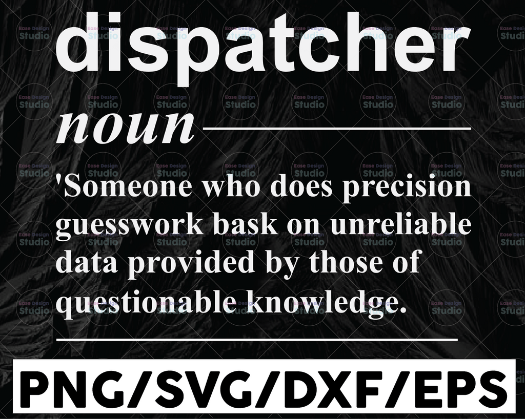 Dispatcher svg, 911 Dispatcher definition SVG, funny svg, Distressed, Vintage, Shirt Design for Cricut