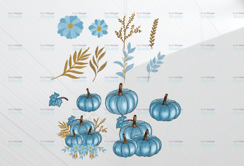 Pumpkin Fall Halloween Bundle PNG, Blue Pumpkin png,Happy Halloween png, Funny Halloween Png,Graphic, Instant Digital Download