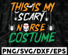 This Is My Scary Nurse Costume svg, Halloween nurse svg, Halloween sayings svg, Halloween svg, Witch broom svg, Cut files, png, jpg dxf