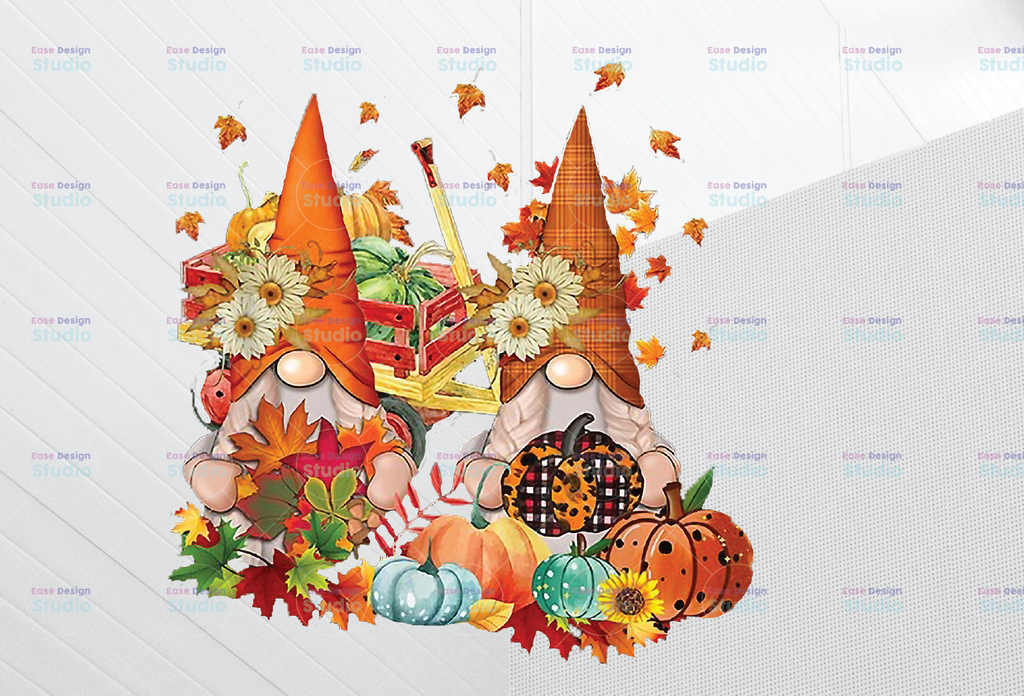 Happy Thanksgiving Png, Fall Gnomes Png, Autumn T-shirt Design, Sublimation Design, Gift for Halloween