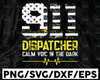 911 Dispatcher Calm Voice In The Dark SVG,Emergency svg, America flag svg, png, dxf, eps digital download