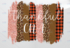 Thankful CNA PNG, Fall Sublimation, Autumn Png, Thanksgiving Png, Brush Strokes Png, Leopard Print, Png File for Sublimation