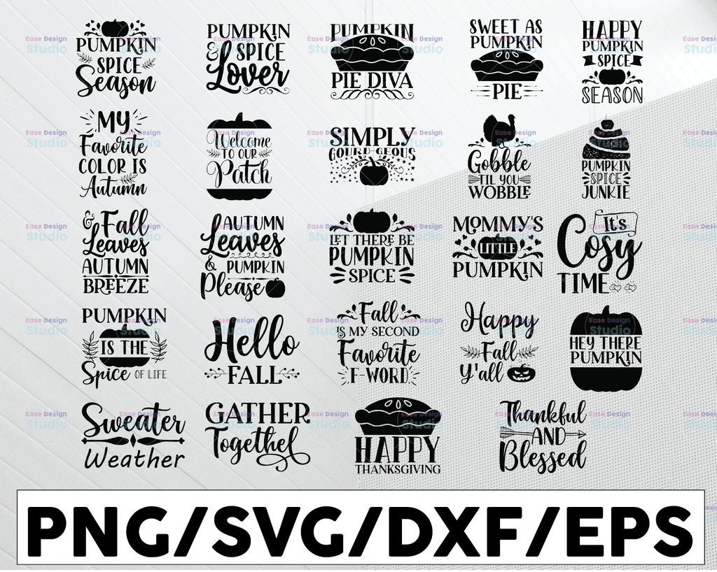 Fall SVG,Fall svg Bundle hand lettered, Thanksgiving svg , Autumn svg,hello fall svg ,pumpkin svg, fall shirt svg , fall sign svg png