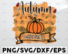 Autumn is Happiness Sublimation Designs, Fall Autumn Sublimation Design, Sublimation Digital Download, Sublimation, PNG,Clip Art