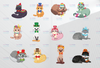 Cat Halloween Bundle Png, Pumpkin Cat Halloween PNG, Pumpkin PNG, Cat Cute PNG, Love Cat PNg, Cat Fall Png, Cat Combo Png Bundle