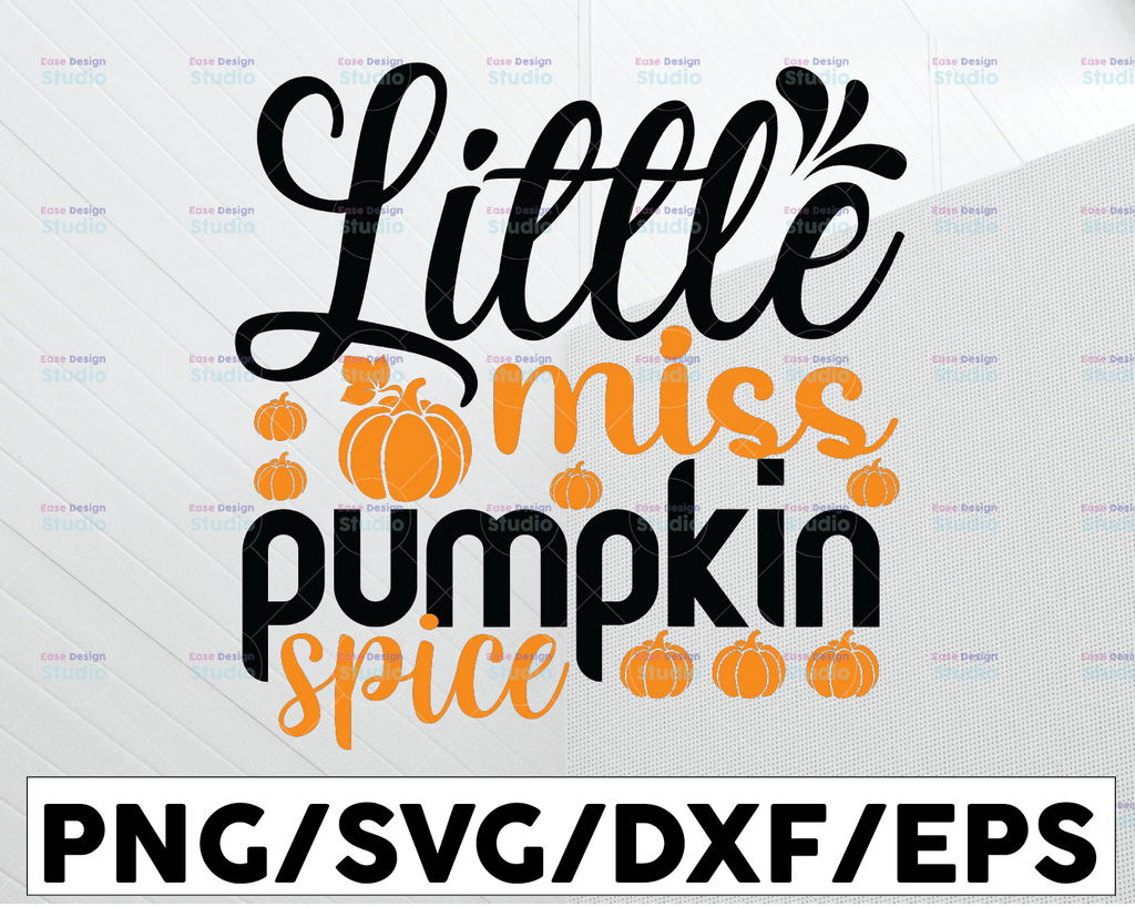 Little Miss Pumpkin Spice SVg, Pumpkin, Pumpkin svg, fall svg design, pumpkin clipart, Thanksgiving svg, Halloween svg