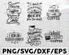 Coffee SVG Bundle, Funny Coffee SVG, Coffee Lover Svg, Caffeine Queen, Coffee Lovers, Coffee Obsessed, Mug Svg, Coffee mug, Cut File Cricut