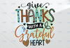 Give Thanks With A Grateful Heart PNG, Pumpkin Png, Fall Vibes Png, Thankful Design Png, Sublimation Design, Digital Download