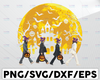 The Beatles Abbey Road Moon Pumpkins Halloween Png, Halloween Png, The Beatles Png, The Beatles Gift Png, Download Png File