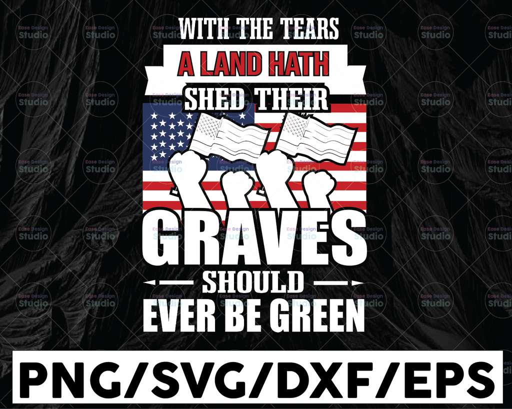 With The Tears A Land Hath Svg, September 11th Never Forget Svg, America Flag Patriot Day Svg, World Trade Center 9/11, September 11th Cricut, Silhouette