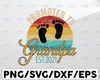 Promoted to Grandpa Est 2022 SVG, New Grandpa, Future Grandpa, Grandpa To Be, Vintage, Retro, First Time Grandpa Digital Cut File