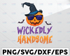 Wickedly Handsome PNG, First Halloween png, Bat, Toddler, Baby, Spooky, Ghost , Cute Boy Digital Download