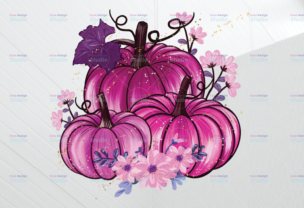 In October We Wear Pink png, Pink Ribbon,Breast Cancer Awareness, Pumpkins, Cancer, Awareness, Printable Digital Downloads