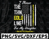 911 Dispatcher Thin Gold Line Flag, I Honor The Thin Gold Line svg pdf png cutting files for silhouette or cricut