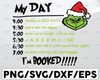 The Grinch Itinerary, Christmas SVG PNG DXF jpg dxf  Digital Download