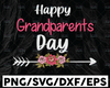 Happy Grandparent's Day SVG, Grandparents Day Gift, Grandma and Grandpa Gift Instant Download Printable File, Digital Download