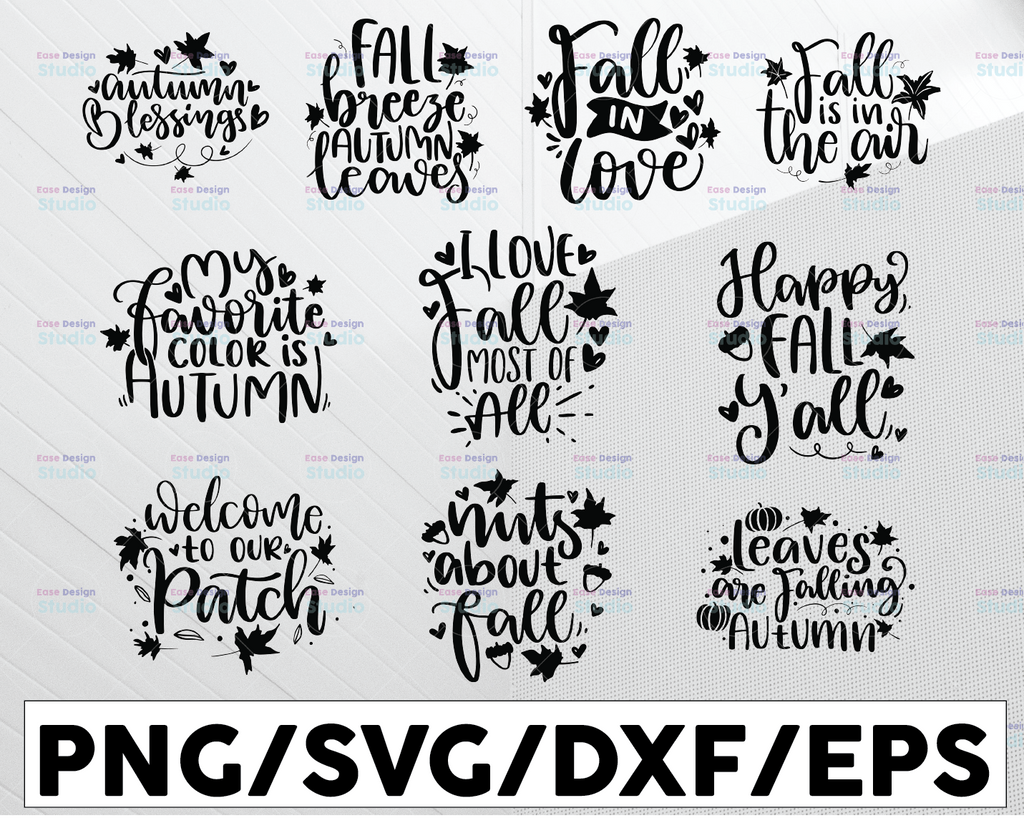 Fall Svg Bundle, Autumn Svg Bundle, Fall Svg, Happy Fall Svg, Fall Sayings Svg Bundle, Fall Cut File, Thanksgiving Svg, Fall Svg Designs,
