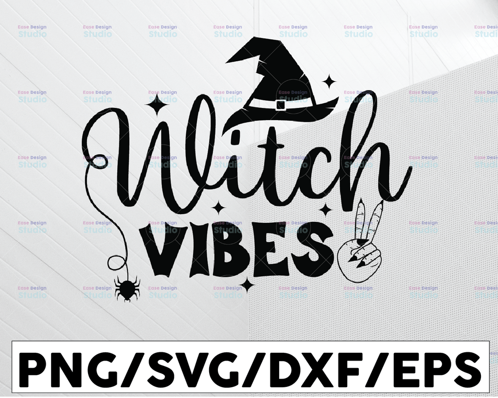 Witch Vibes Witch Handsvg, Bad Witch Vibes svg, Witch Hand SVG, Halloween SVG, witch svg, Silhouette,for cricut