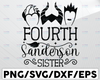 Fourth Sanderson Sister Svg, Sanderson svg File DXF Silhouette Print Vinyl Cricut Cutting SVG T shirt Design Printable