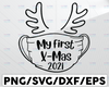 My First Christmas 2021 svg, Christmas Onesie SVG, Baby Xmas 2021 svg, Cricut Silhouette Eps Png Dxf