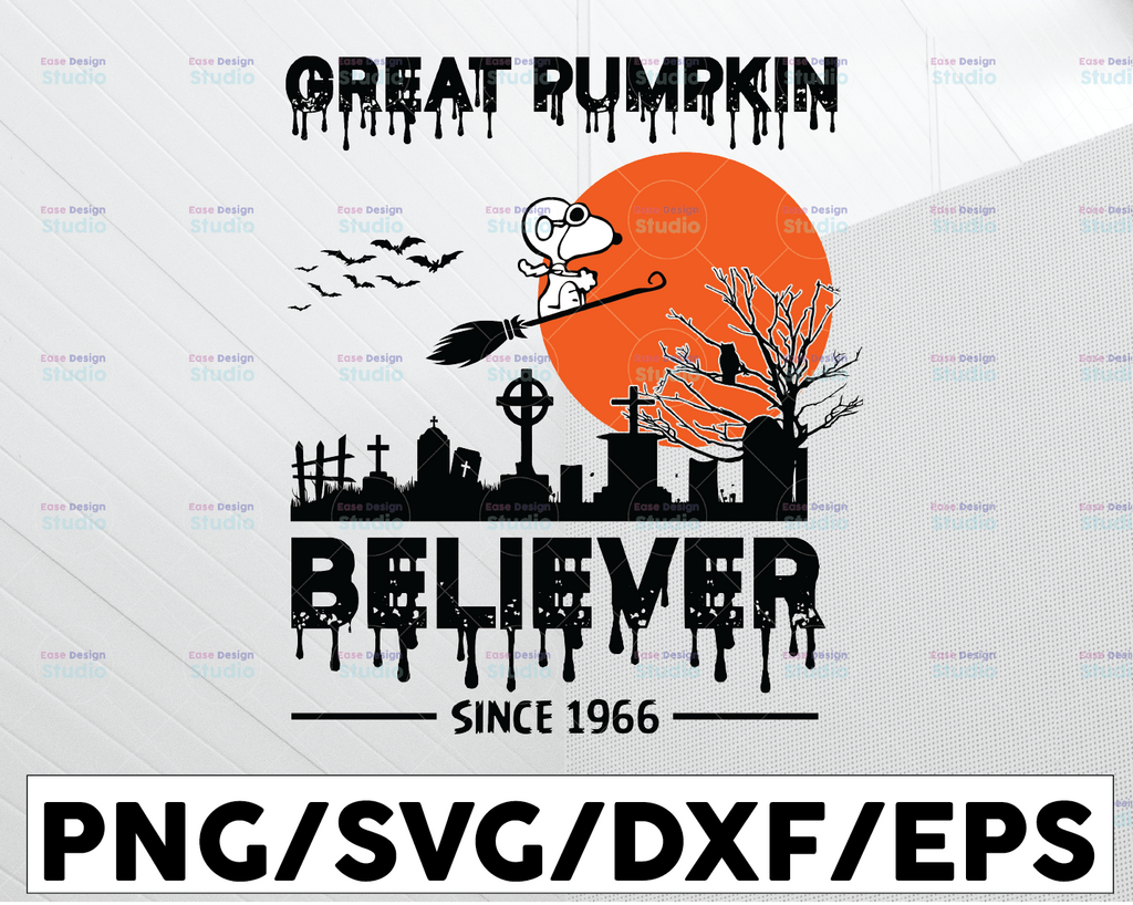 Great Pumpkin Believe svg, Since 1966, Dog Cuties Svg, Halloween svg, Halloween Gift svg, Cricut File, Clipart