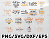 Autumn Svg Bundle, Fall Svg Bundle, Fall Bundle, Silhouette Svg Bundle, Fall Sign Svg Bundle, SVG Shirt Designs, Instant Download Bundle