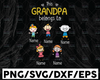 Personalized Name This Grandpa Belongs To, Grandpa SVG, Grandpa Png, Grandpa Gift, Perfect Family, Fathers Day Gift, Gift For Dad, Grandpa svg.