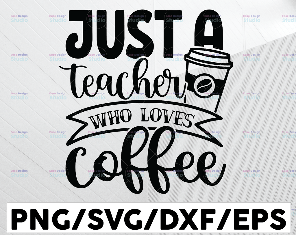 Copy of Just A Girl Who Loves Coffee SVG Cut File, Coffee Cut File, Coffee Quote SVG, Coffee Saying Svg, Coffee Mug Print, Love Coffee SVG