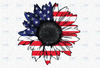 American Flag Sunflower Png, Sunflower Png, Patriotic Sunflower Png, Distressed Flag Sunflower, America Png, Sublimation Design Download
