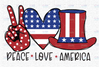 Peace Love America png, 4th of July sublimation designs downloads, digital download, sublimation graphics, Patriotic design, Memorial day