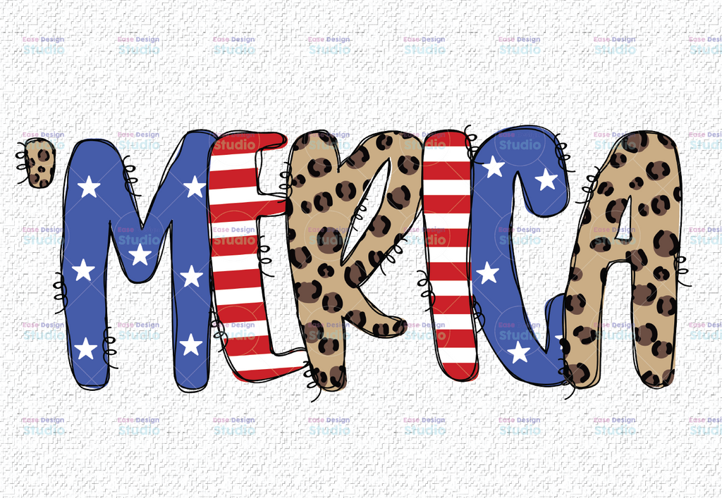 USA leopard flag png - USA clipart - Sublimation Design - 4th of July, Download - Red White Blue USA - Patriotic Fourth of July file