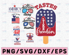 4th Of July SVG Bundle / Cut Files / Clip art / Independence Day / Patriotic Svg / America Svg / Veteran Svg / USA SVG