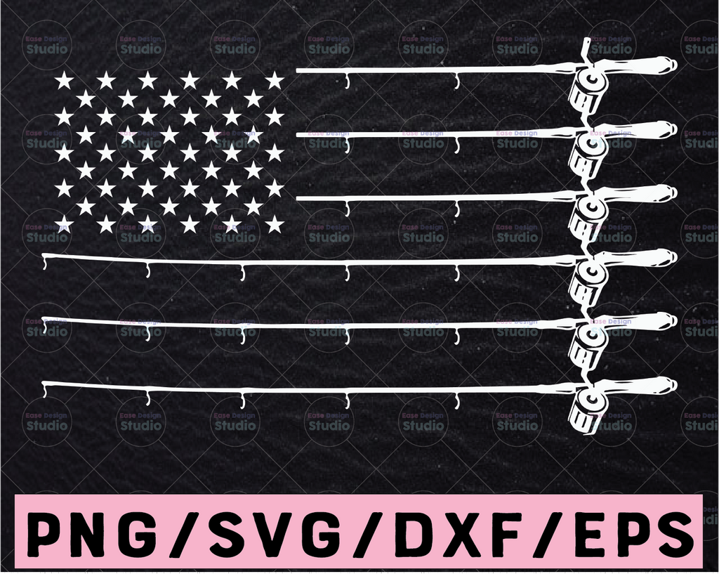 Fishers USA Svg file | Fishers american flag svg | fishing flag png| fishing usa flag | Cuttable Design | SVG | PNG Designs