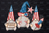 4th of July Gnomes PNG, Independence Day Patriotic Gnomes  American USA Flag png file for Sublimation