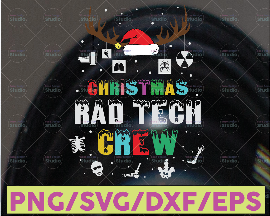 Christmas rad tech crew svg, dxf,eps,png, Digital Download