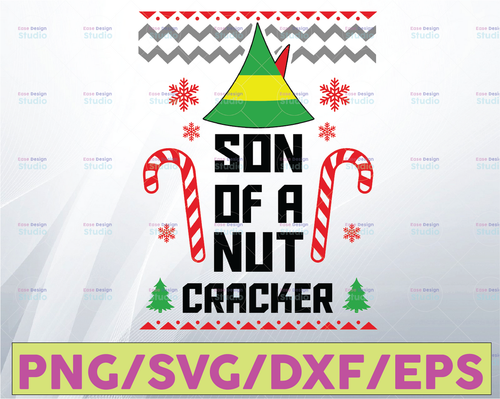 Son of a Nut Cracker Cuttable Design PNG DXF SVG & eps File for Silhouette Cameo and Cricut