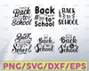 Back To School SVG Bundle, First Day Of School Svg, Hello Second Grade Svg, PreK, Kindergarten Silhouette Png Eps Dxf Vinyl Cut Digital File