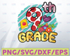 Ninth Grade PNG, Back to School, High School, Digital Download, Leopard png, Teacher Team Squad Group, Serape 9th