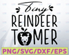 Tiny reindeer tomer Reindeer SVG, Christmas SVG, Reindeer Clipart, Christmas Reindeer svg, dxf Christmas svg cut file, Christmas svg  svg