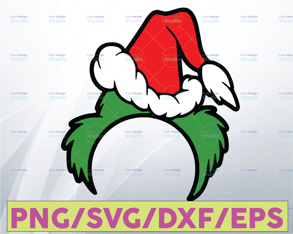 Grinch Christmas Svg / Grinch Christmas Hat Dr Seuss  / Cute Grinch SVG, Grinch Christmas SVG, Christmas SVG, Grinch xmas svg