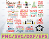 Christmas svg bundle, Kids christmas svg files, Christmas sayings svg, Quote, Santa, Reindeer, Elf, Believe, Family, Rudolph, SVG, PNG, DXF