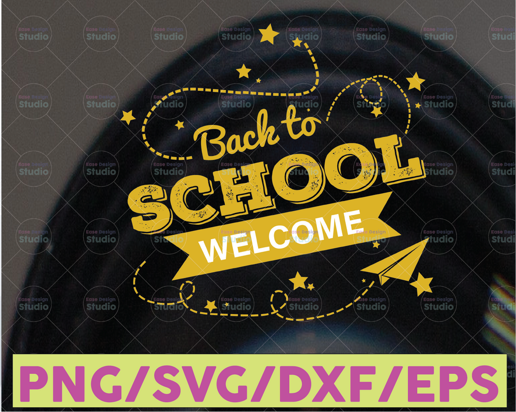 Welcome Back SVG, Teacher SVG, Back to School SVG, Digital Download/Cricut, Silhouette, Glowforge (includes svg/png/dxf file formats)